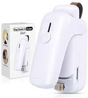 EZCO Bag Sealer, Mini 2 in 1 Heat Sealer and