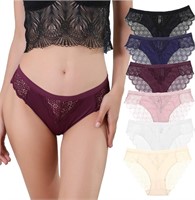 Lace Underwear for Women Satin Panties Sexy