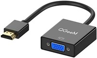 QGeeM Gold Plated HDMI to VGA Adapter (Male to