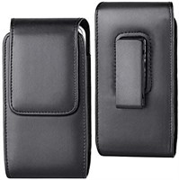 Leatherette Vertical Case with Rotating Belt C