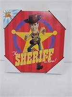 New Woody printed canvas wall art from Toy Story 4