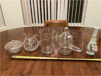 Vases, Pitcher & Princess House Candy Dish