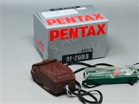 Pentax- photography accessories, flash, meter