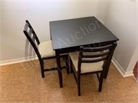 Small size dining table & 2 chairs