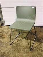 Modern metal framed side chair
