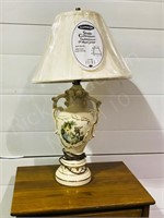 vintage white ceramic table lamp