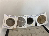 Pope, Panama, Mass. Coins
