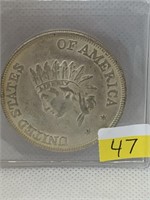 1851 Indian Head Dollar Copy