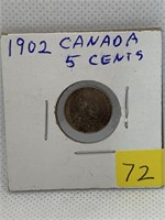 1902 Canada 5 Cents