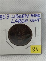 1853 Liberty Head Large Cent