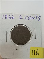 1866 Two Cents