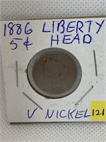 1886 Liberty Head V Nickel