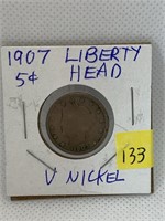 1907 Liberty Head V Nickel
