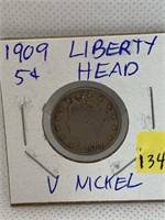 1909 Liberty Head V Nickel