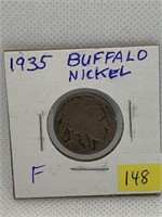1935 F Buffalo Nickel