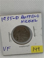1935-D VF Buffalo Nickel