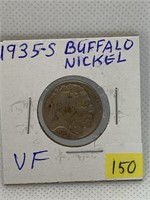 1935-S VF Buffalo Nickel
