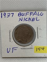 1937 VF Buffalo Nickel
