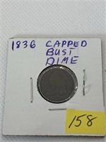1836 Capped Bust Dime