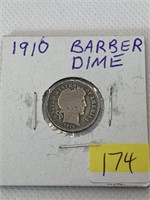 1910 Barber Dime