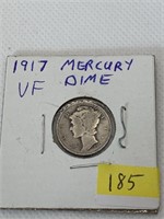 1917 VF Mercury Dime