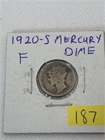 1920 S F Mercury Dime