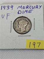 1939 VF Mercury Dime