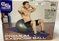 Go Time Gear EXERCISE BALL 75CM (30”)