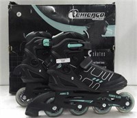 Chicago Inline Skates ~ Size 8 ~ Color Black/Teal