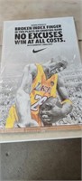 Kobe Bryant Poster on canvas 2'x3'
