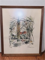 1950'S PRINT SIGNED