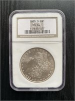 1885 O Morgan Silver Dollar MS 64