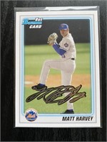 2013 1st Bowman Matt Harvey Auto Refractor *Mint