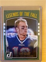2015 Donruss Tom Brady Legends of the Fall Card