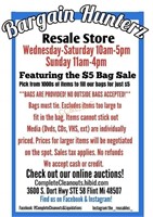 $5 Bag/ Weekend Warehouse Sale