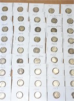 45-US CARDED SILVER DIMES ! -X-6