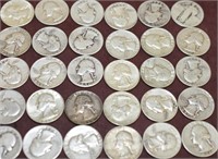 30-US SILVER QUARTERS!-OAK-2   GREAT INVESTMENT!