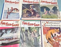 EARLY FISH ,FUR & GAME MAGAZINES !-X-3