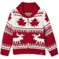 Canadiana Knitted Sweater Kids