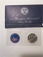 1971-S Siver Eisenhower IKE Dollar in Original Pkg