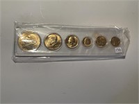 Nice Gold Plated 1976-D 6 Coin Set MS High Grade