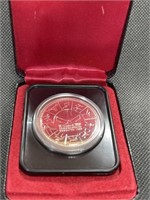 Canada 1978 Commonwealth SIlver Proof Dollar in Bx