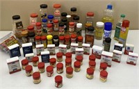 Assorted Spices, Herbs, Oil, Non-stick Spray