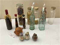 Decorative Canisters, Oil And Vinegar Bottles
