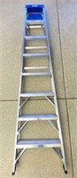 8 Foot Warner Folding Aluminum Step Ladder