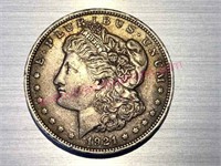 1921 Morgan silver dollar (90% silver) #4