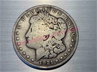 1921-D Morgan silver dollar (90% silver) #8