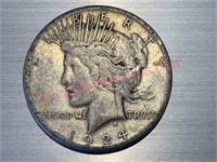 1924-S Peace silver dollar (90% silver) #11