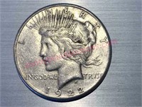 1922-S Peace silver dollar (90% silver) #12