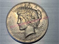 1923-D Peace silver dollar (90% silver) #19